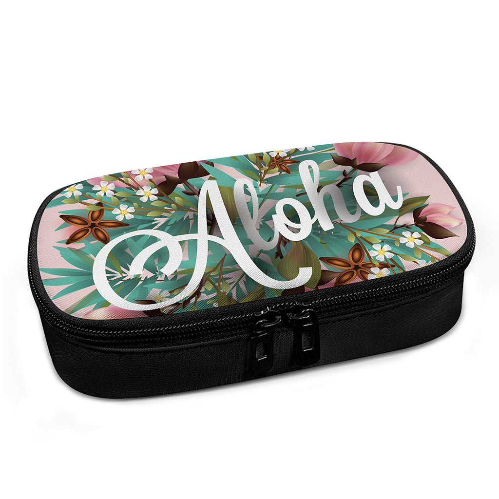 Hawaiian Flower Aloha Print Insulin Cooler Travel Case