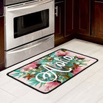 Hawaiian Flower Aloha Print Kitchen Mat