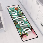 Hawaiian Flower Aloha Print Long Kitchen Mat