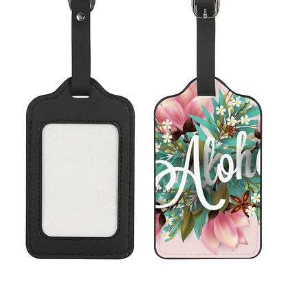 Hawaiian Flower Aloha Print Luggage Tag