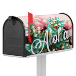 Hawaiian Flower Aloha Print Mailbox Cover