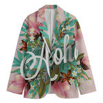 Hawaiian Flower Aloha Print Men's Blazer