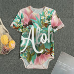 Hawaiian Flower Aloha Print Men's Bodysuit