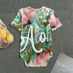 Hawaiian Flower Aloha Print Men's Bodysuit