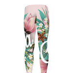 Hawaiian Flower Aloha Print Men's leggings