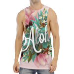Hawaiian Flower Aloha Print Men's Muscle Tank Top