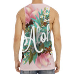 Hawaiian Flower Aloha Print Men's Muscle Tank Top