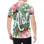 Hawaiian Flower Aloha Print Men's Shirt