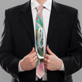 Hawaiian Flower Aloha Print Necktie