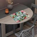 Hawaiian Flower Aloha Print Placemat