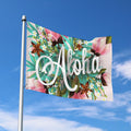 Hawaiian Flower Aloha Print Polyester Flag