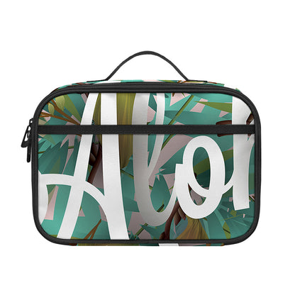 Hawaiian Flower Aloha Print Portable Lunch Bag