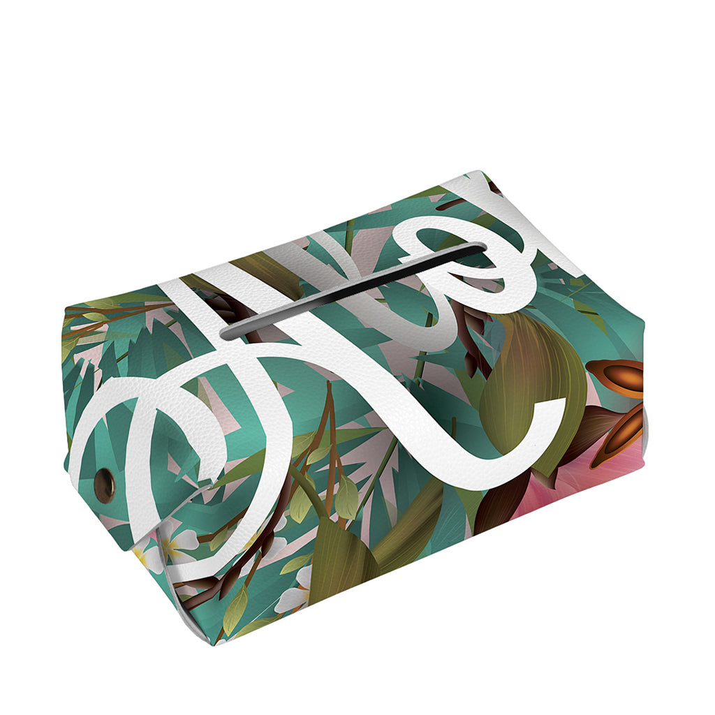 Hawaiian Flower Aloha Print Rectangle Tissue Box Cover
