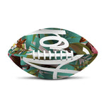 Hawaiian Flower Aloha Print Rugby Ball