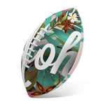 Hawaiian Flower Aloha Print Rugby Ball