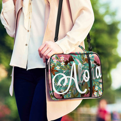 Hawaiian Flower Aloha Print Shoulder Strap Bible Bag