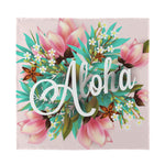 Hawaiian Flower Aloha Print Silk Bandana
