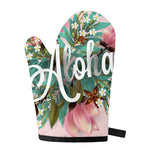 Hawaiian Flower Aloha Print Single Oven Mitt