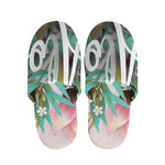 Hawaiian Flower Aloha Print Slippers