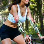 Hawaiian Flower Aloha Print Sun Protection Arm Sleeves