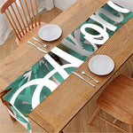 Hawaiian Flower Aloha Print Table Runner