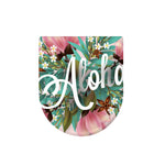 Hawaiian Flower Aloha Print Toilet Lid Cover