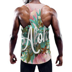 Hawaiian Flower Aloha Print Training Tank Top