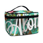 Hawaiian Flower Aloha Print Travel Makeup Bag