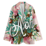 Hawaiian Flower Aloha Print Women's Blazer