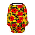 Hawaiian Hibiscus Flowers Pattern Print Baby Seat Cover