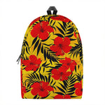 Hawaiian Hibiscus Flowers Pattern Print Backpack