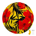 Hawaiian Hibiscus Flowers Pattern Print Basketball