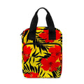 Hawaiian Hibiscus Flowers Pattern Print Bible Tote Bag