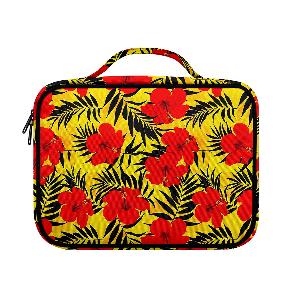 Hawaiian Hibiscus Flowers Pattern Print Briefcase Bible Bag