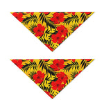 Hawaiian Hibiscus Flowers Pattern Print Dog Bandana
