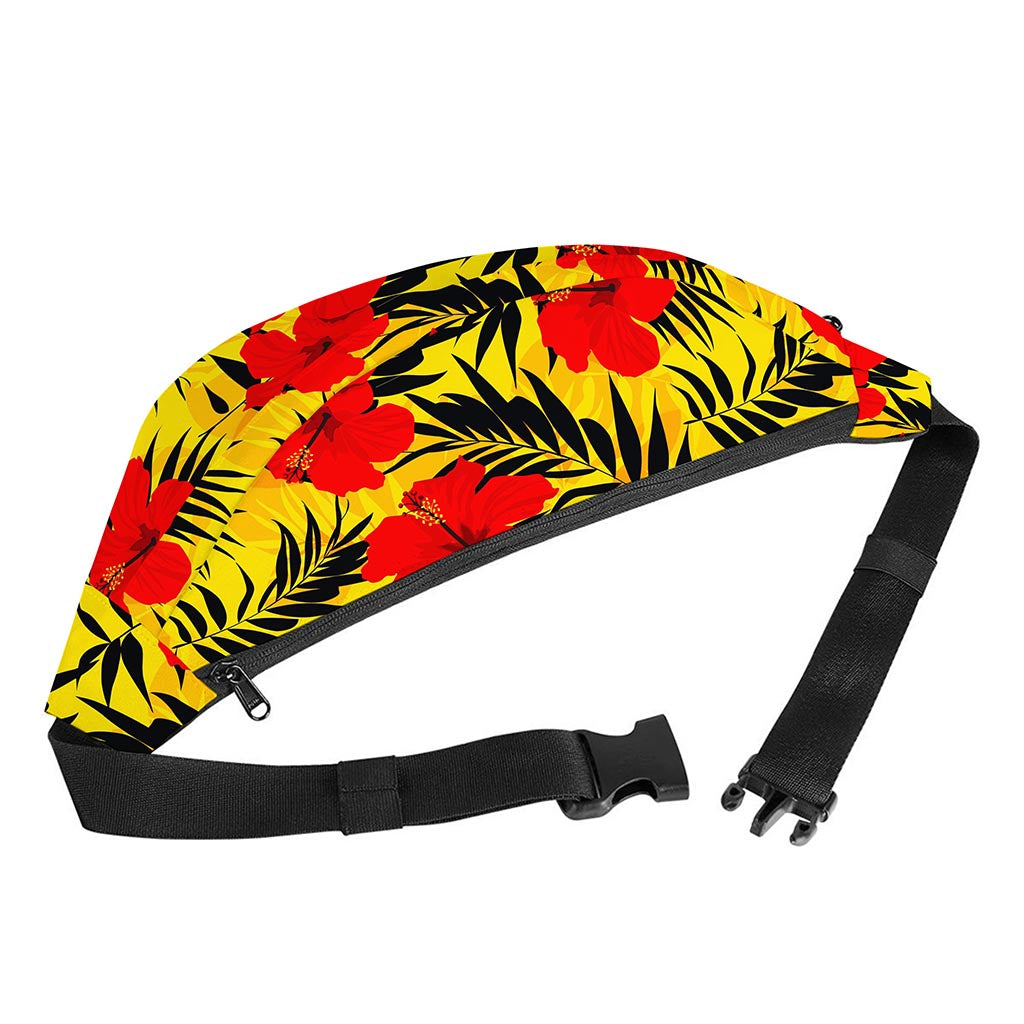 Hawaiian Hibiscus Flowers Pattern Print Fanny Pack
