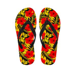 Hawaiian Hibiscus Flowers Pattern Print Flip Flops