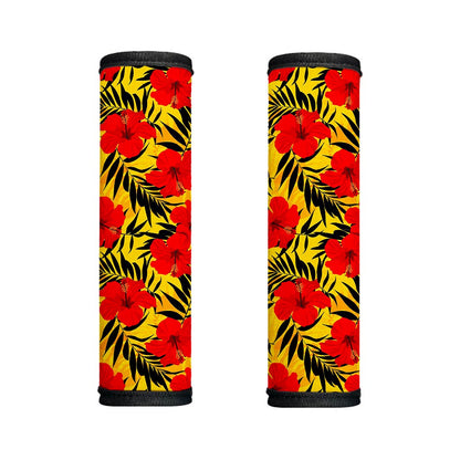 Hawaiian Hibiscus Flowers Pattern Print Handle Covers