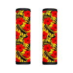 Hawaiian Hibiscus Flowers Pattern Print Handle Covers