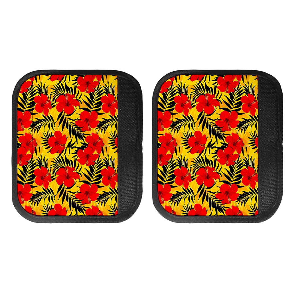 Hawaiian Hibiscus Flowers Pattern Print Handle Covers