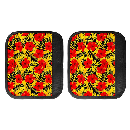 Hawaiian Hibiscus Flowers Pattern Print Handle Covers