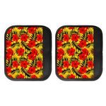 Hawaiian Hibiscus Flowers Pattern Print Handle Covers