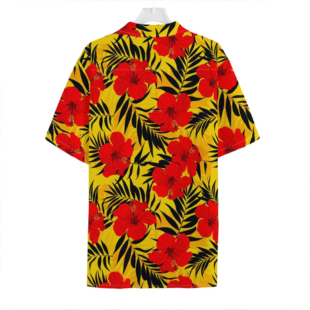 Hawaiian Hibiscus Flowers Pattern Print Hawaiian Shirt