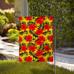 Hawaiian Hibiscus Flowers Pattern Print House Flag