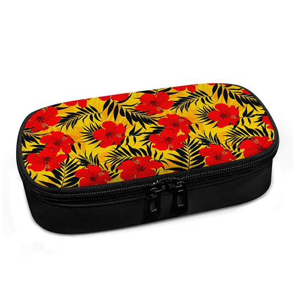 Hawaiian Hibiscus Flowers Pattern Print Insulin Cooler Travel Case