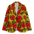 Hawaiian Hibiscus Flowers Pattern Print Men's Blazer