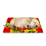Hawaiian Hibiscus Flowers Pattern Print Pet Cooling Mat Cover