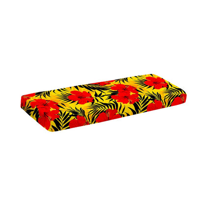 Hawaiian Hibiscus Flowers Pattern Print Piano Keyboard Cover