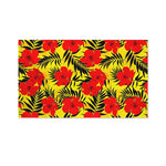 Hawaiian Hibiscus Flowers Pattern Print Polyester Flag