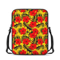 Hawaiian Hibiscus Flowers Pattern Print Rectangular Crossbody Bag